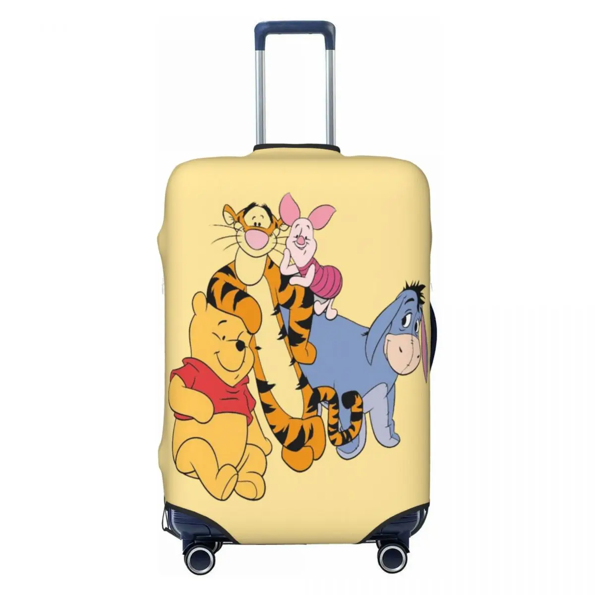 

Эластичный защитный чехол для чемодана с изображением Винни-Пуха в стиле аниме, подходит для чемоданов 18-32 дюймов
