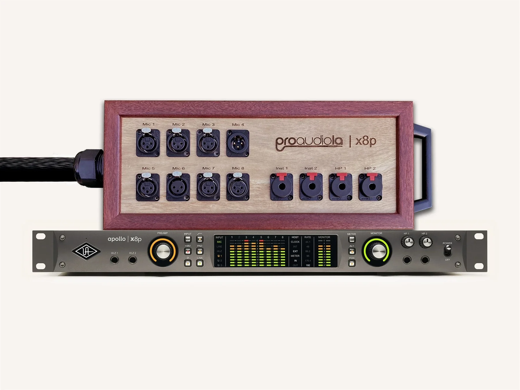 مبيعات التسويق الجديدة على واجهة Universal Audio Apollo x8p Thunderbolt 3 القابلة للتركيب