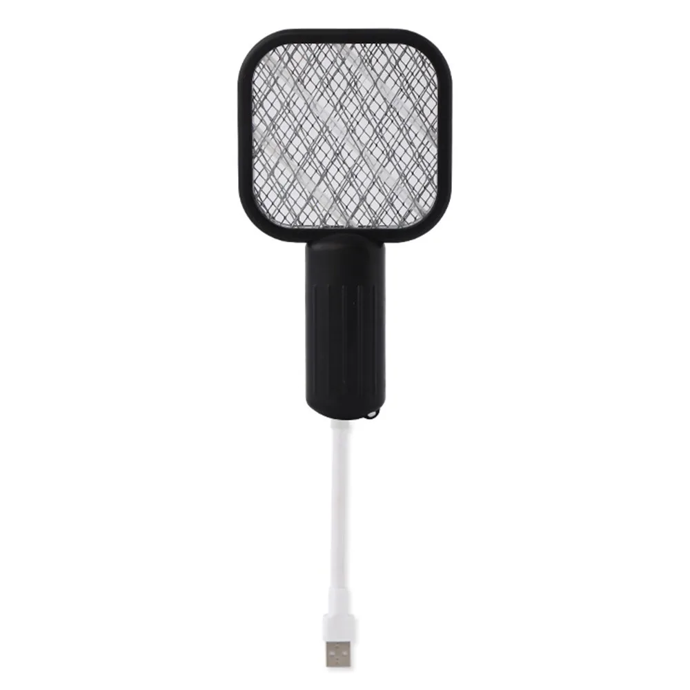 Mini USB Mosquito Swatter Electric Shock Security Net Mosquito Killer Lamp Simple Anti-fall Fly Bug Zapper Household