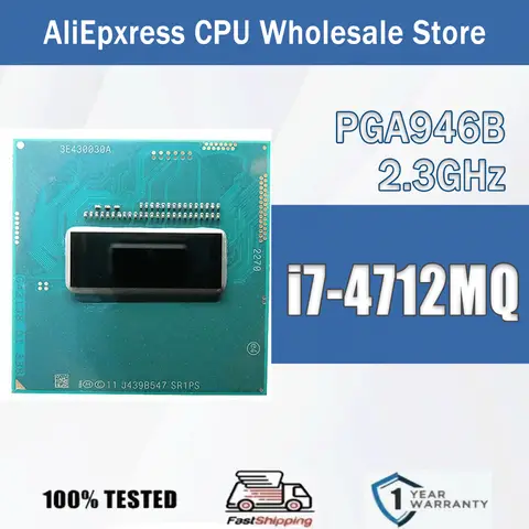 PCパーツ Core i7-4712MQ/2.30GHz Intel Core I7-4712MQ 2.3GHz 4 Cores 8 Threads 6M 37W I7 4712MQ