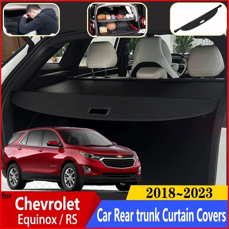 

Car Trunk Curtain Covers For Chevrolet Holden Equinox RS 2018~2023 Car Trunk Luggage Curtain Rear Trunk Cargo Covers Accessories