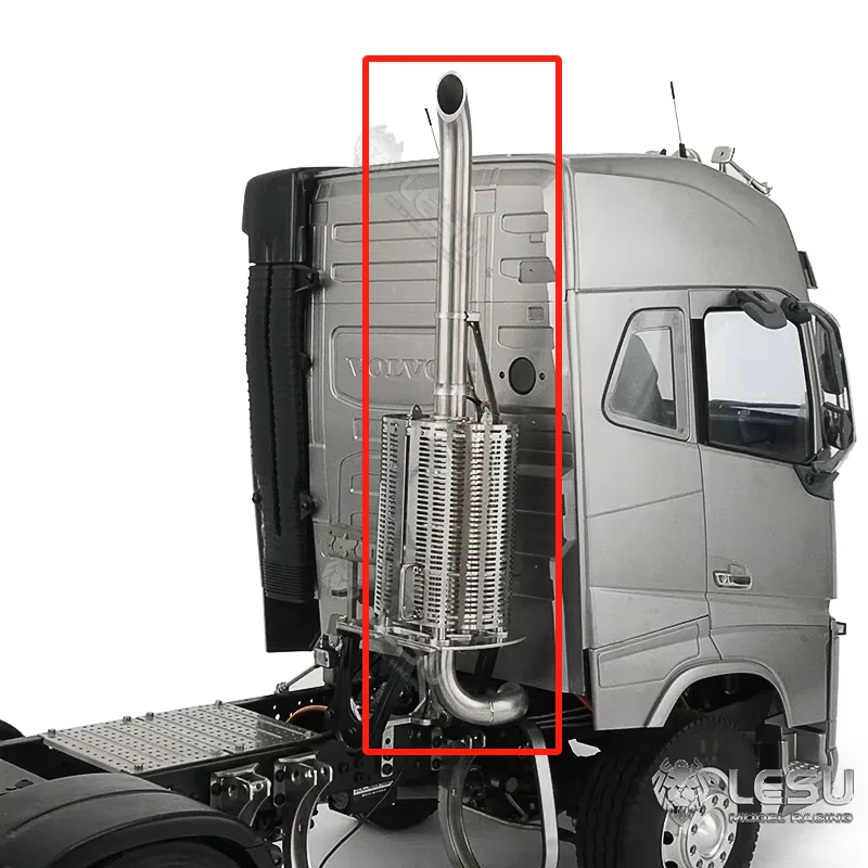 LESU 1/14 Tamiya FH16 tractor truck model metal toy modified accessories exhaust chimney G-6159