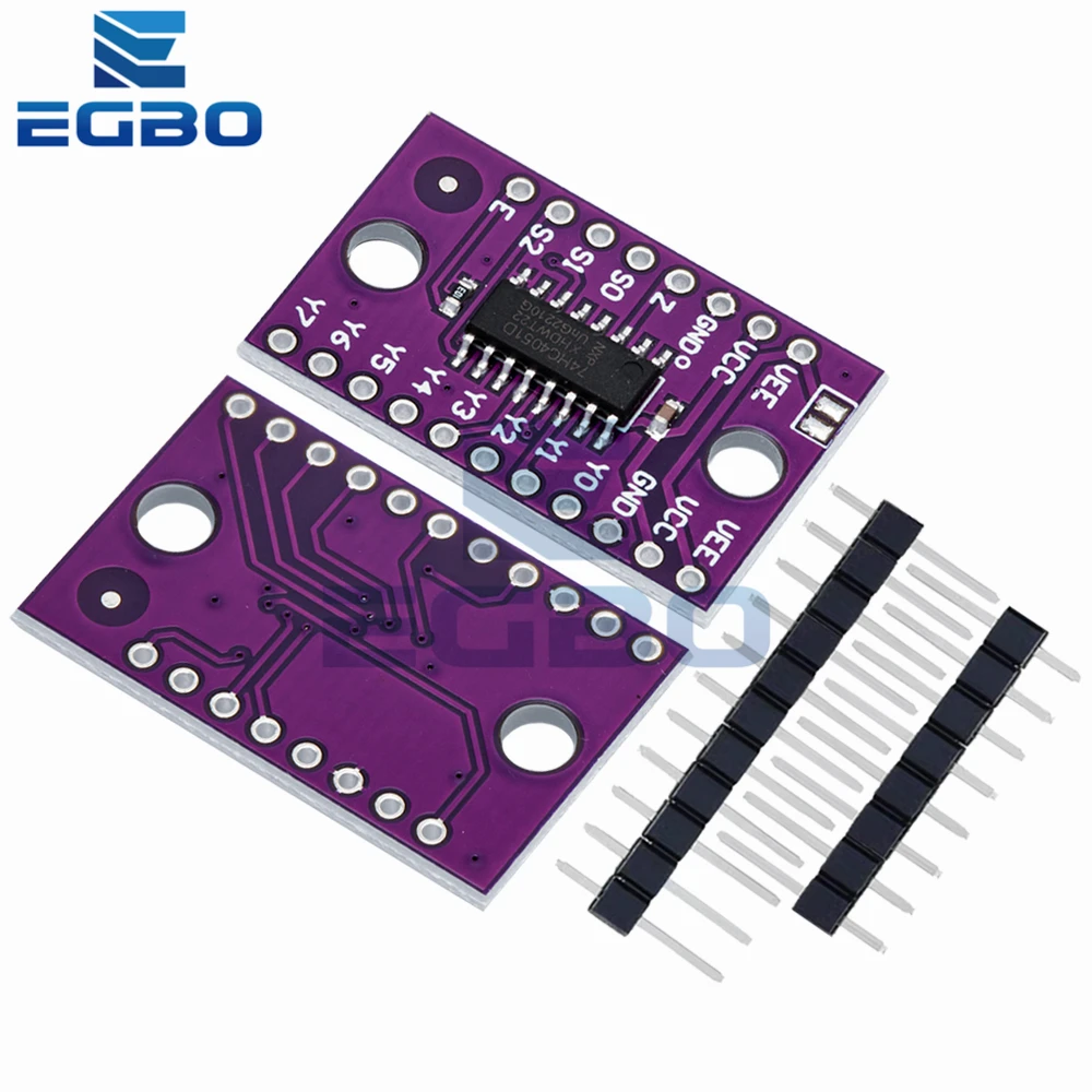1 قطعة ~ 20 قطعة EGBO 74HC4051 CD4051 واحد 8 قنوات التحكم الرقمي الإلكترونية التبديل معددات لاردوينو
