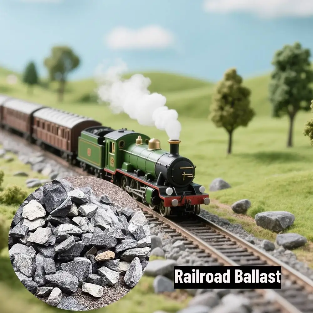 

Railway Ballast Model Gravel for Railroad Layout/Wargame/Diy Model Making Kits/Sandtable Landscape/Garden Decoration/Diorama