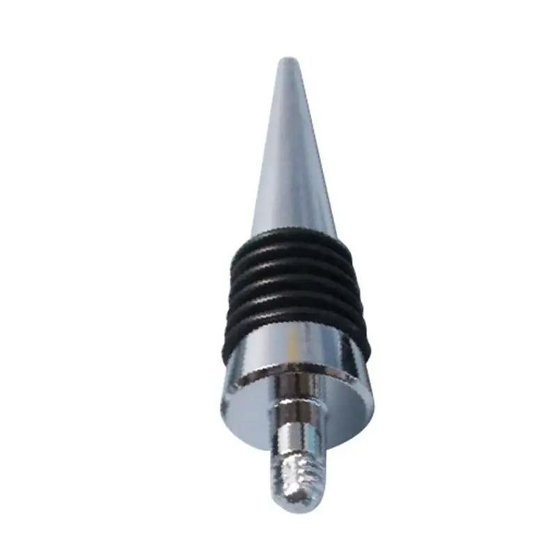 BHBD-10 Pcs Thread Wine Bottles Metal Stoppers Set, Blank Bottles Stopper Gifts For Wedding Wine Party