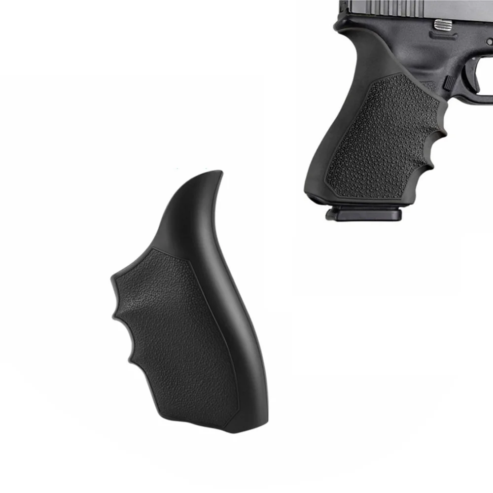 Beavertail Grip Sleeve for 1/2/3/4/5 Generation Glock 17 19 Rubber Anti-Slip Dovetail Pistol Grip Cover for Taurus G2c G3c