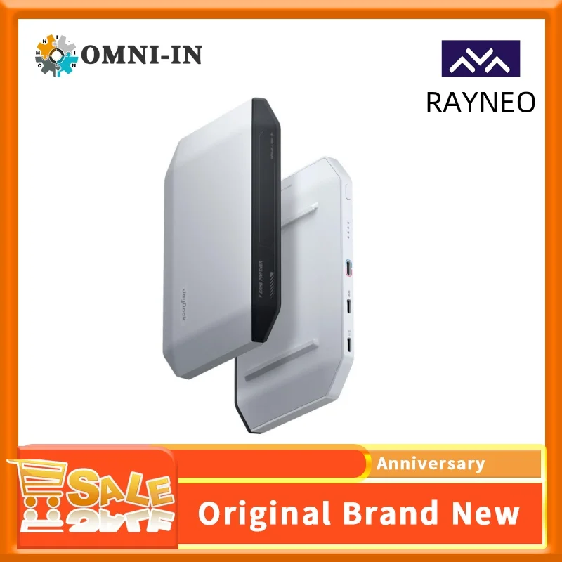 RAYNEO JoyDock, portable power bank for AR glasses, compatible with Nintendo Switch, 10000mAh 5V/3A extended battery