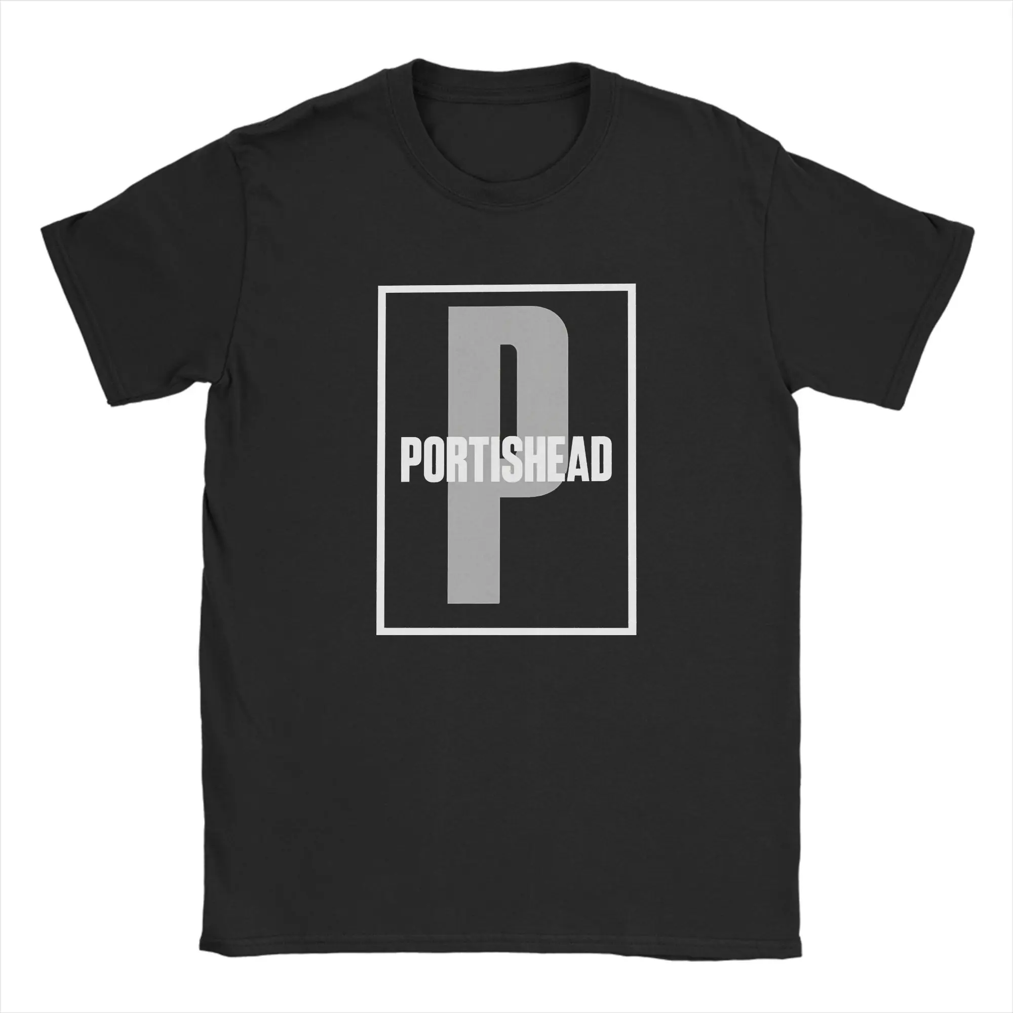 

Винтажные футболки с полосой Portishead, мужские футболки с круглым вырезом из 100% хлопка, футболка с короткими рукавами, классическая одежда
