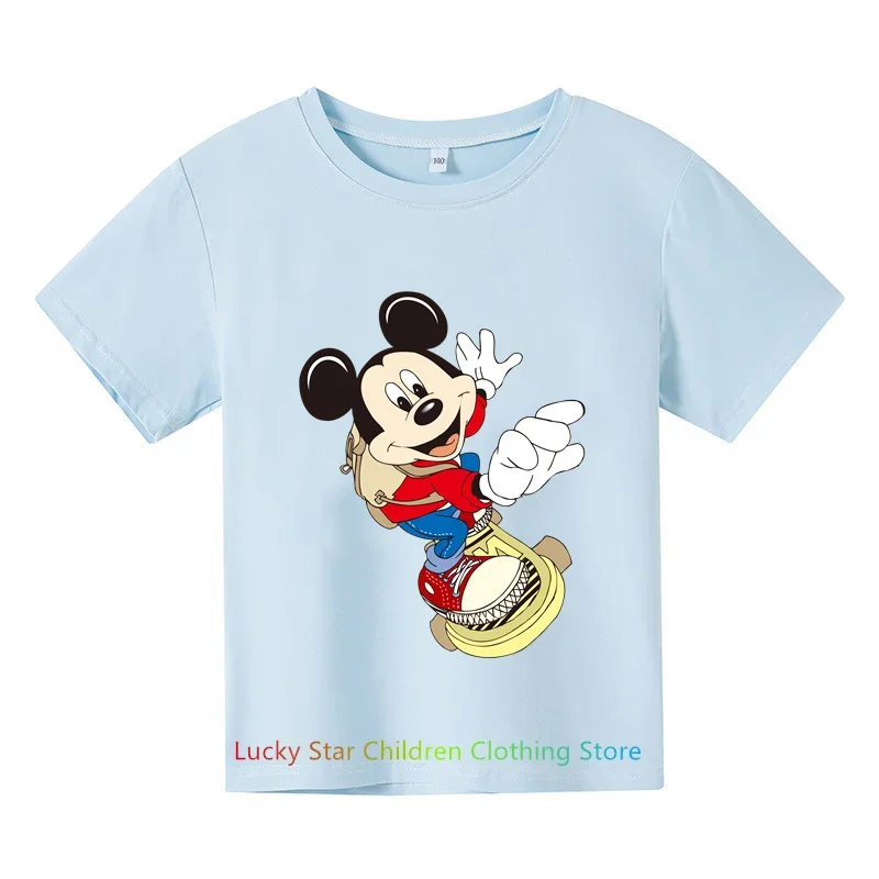 Children's clothing Mickey Mouse Short Sleeve Mickey Mouse T-shirt Children's Sweatshirt Children's clothing printed Mickey T-sh