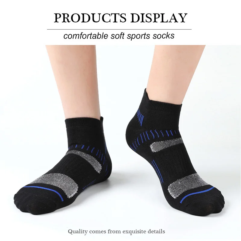 Neu 5 Paar/Los Herrensocken Baumwolle Sport Business Atmungsaktive Männersocken Meias Neue Herrensocken Große Größe EU38-45 Hohe Qualität – Detail 9