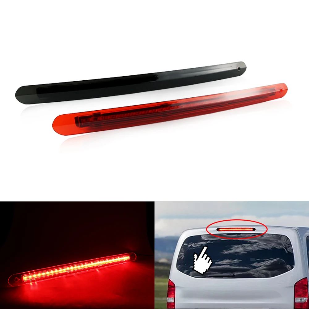 

1×for Mercedes Benz V-Klasse Vito Tourer Mixto Kasten W447 - LED 3rd Brake Light High Mount Taillight Car Rear Stop Warning Lamp