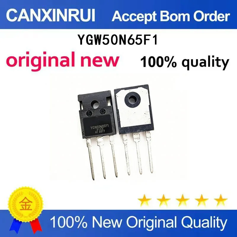 

(5-100 Pieces) Brand new original YGW50N65F1 high-power field-effect transistor TO-247 50A 650V chip IC