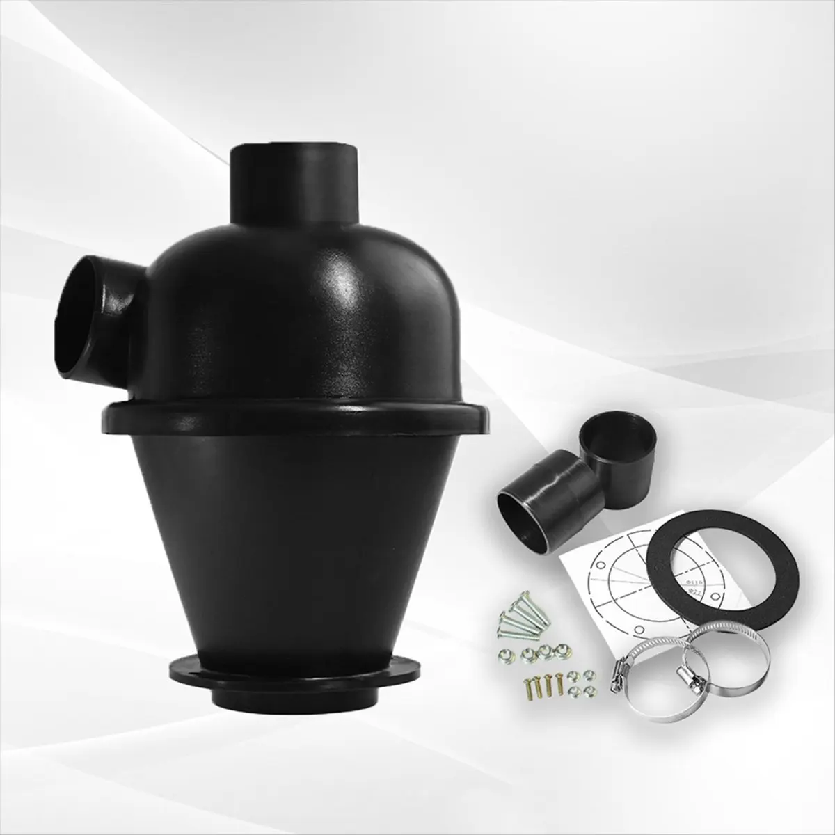 (AD11) Cyclone Filter (Cyclone for Vacuum Cleaner) Detachable Cyclone Dust Collector with Filter Cyclone Separator