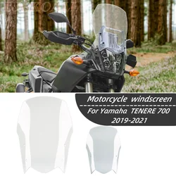 For Yamaha Tenere700 2019-2024 2021 2022 Tenere 700 Windshield Motorcycle Windscreen Motorbikes Deflector Protector Accessories