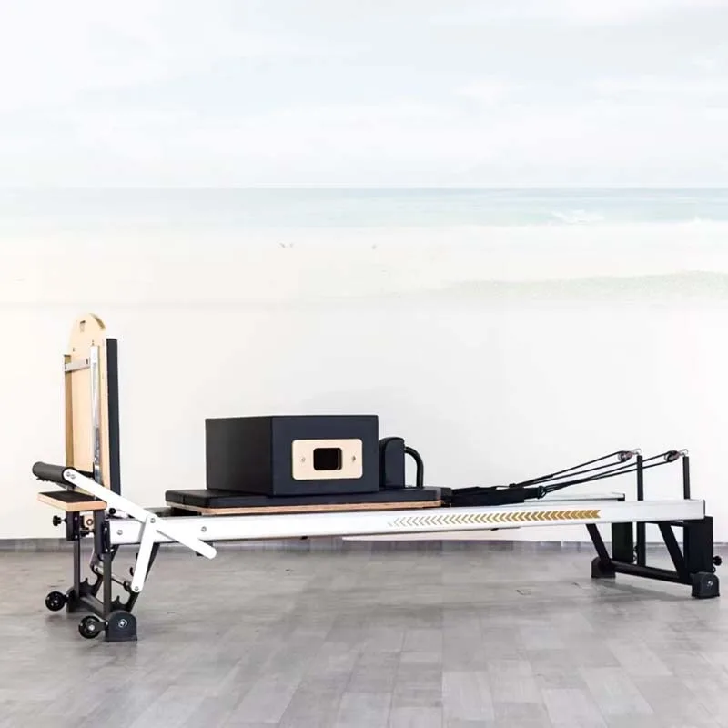 YTYIN Commercial Grade Adjustable Aluminum Alloy Half-Frame Pilates Reformer For Professional Studios Eco-Friendly Multifunction