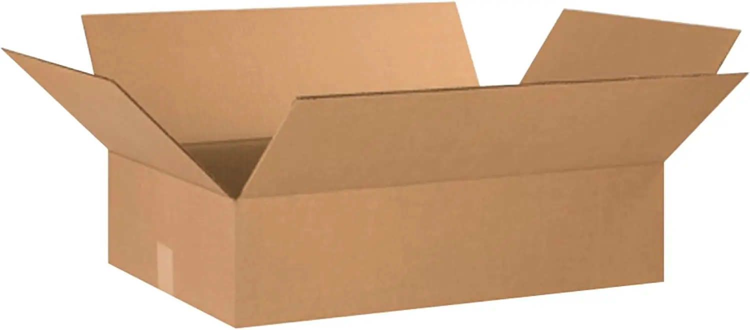 

Corrugated Cardboard Box 24"L x 16"W x 6"H, Kraft, for Shipping, Packing, Moving, 20-Pack