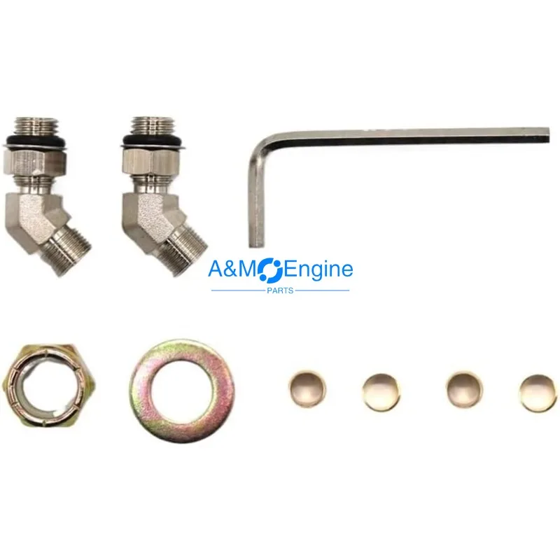 Outboard Motor Marine Hydraulic Steering System with Rudder Pump Cylinder and Compatible 90HP ZA0301