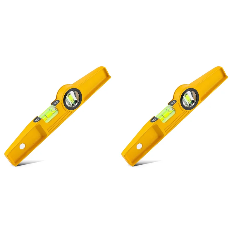 

BHBD-2Pcs 10-дюймовый литой магнитный уровень, магнитный профессиональный леса, спиртовой уровень