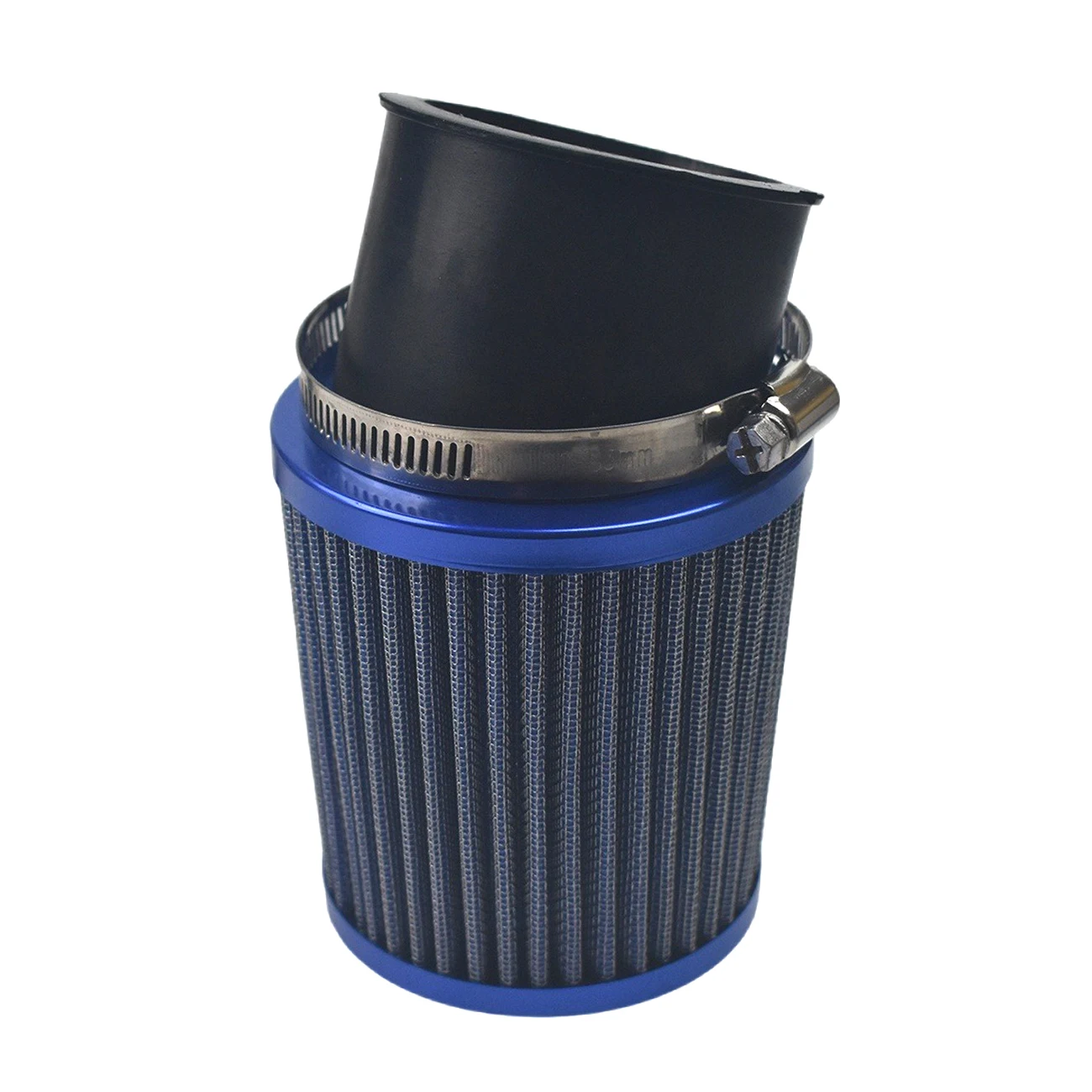 Blue 62MM Air Filter Metal Bottom Empty Bent Neck For Predator 212 224cc 196cc 200cc Coleman CT200U BT200X Mini Bike Go Kart