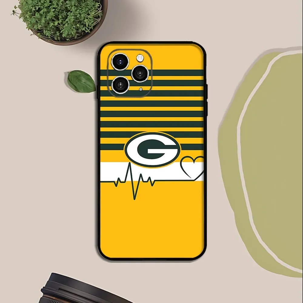 G-Green B-Bay Packers-S Phone Case For Iphone 15 11 13 14 Pro Max 7 8 Plus X Xr Xs Max Se2020 12mini Cover Case