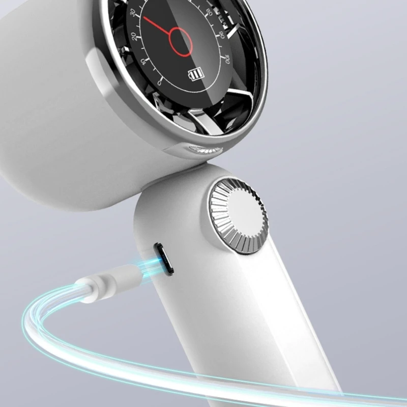 Quạt sạc thời trang và hiện đại Quạt USB có thể sạc lại, Quạt cầm tay có tuổi thọ cao Quạt làm mát pin 4000mah