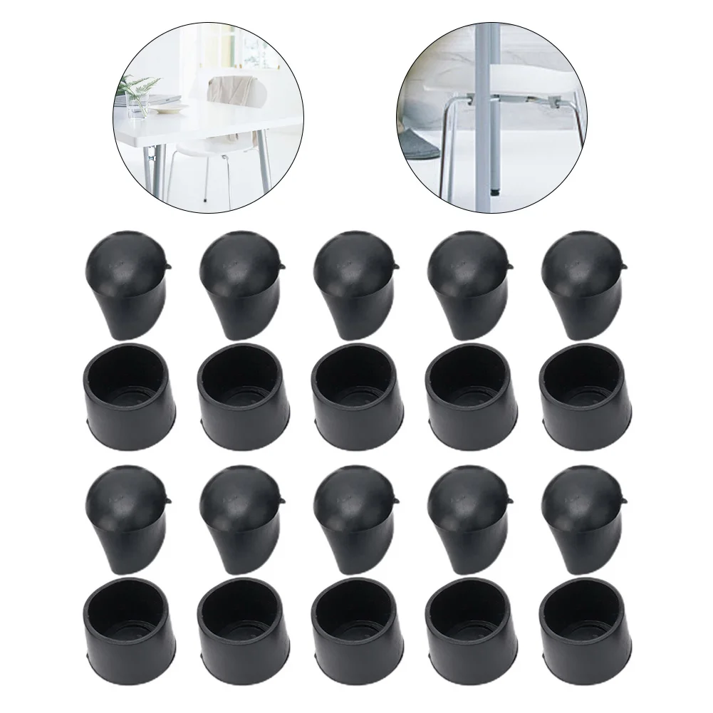 حلقات كرسي مطاطي متين ، واقي أرضية مضاد للخدش ، نهاية غطاء ساق الطاولة ، تقليل الضوضاء وحماية الأرضية ، 20 تج #2