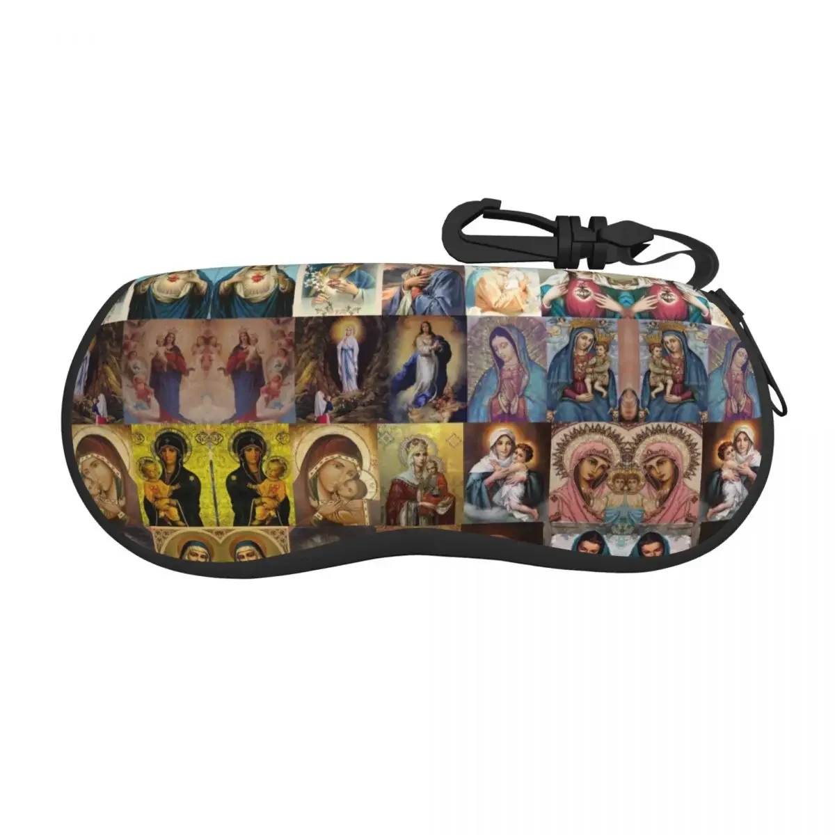 Custom Virgin Mary Glasses Case Stylish Catholic Christian Shell Eyeglasses Case Sunglasses Box