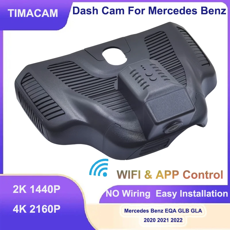 for Mercedes Benz EQA/GLB High Configuration 2021 Dash Cam Front Rear Camera DVR 2K 4K 2160P Wifi Plug and Play Video Recorder