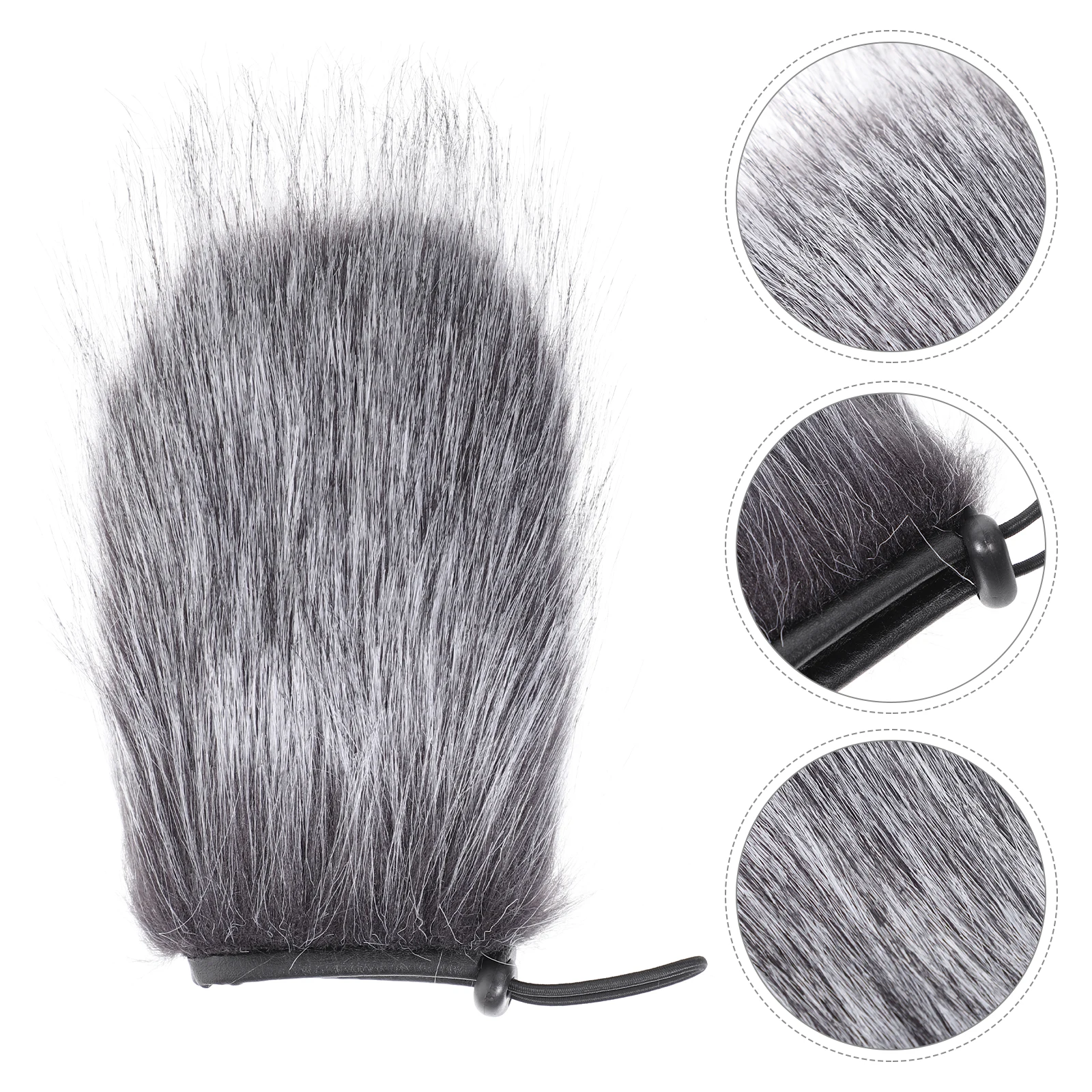 

Windproof Hair Cover Microphone Screen Windscreen Filter Sponge Handheld Stage Thick ry Faux Muff for