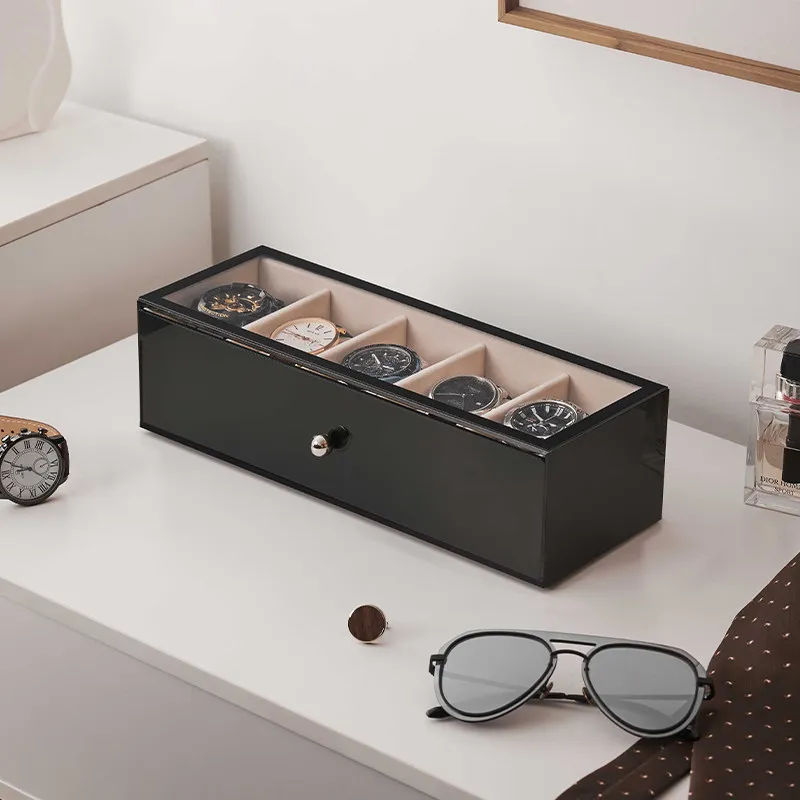 Plastic Watch Boxes Luxury 5/8 - Men Accessories Drawer ulasan dan harga