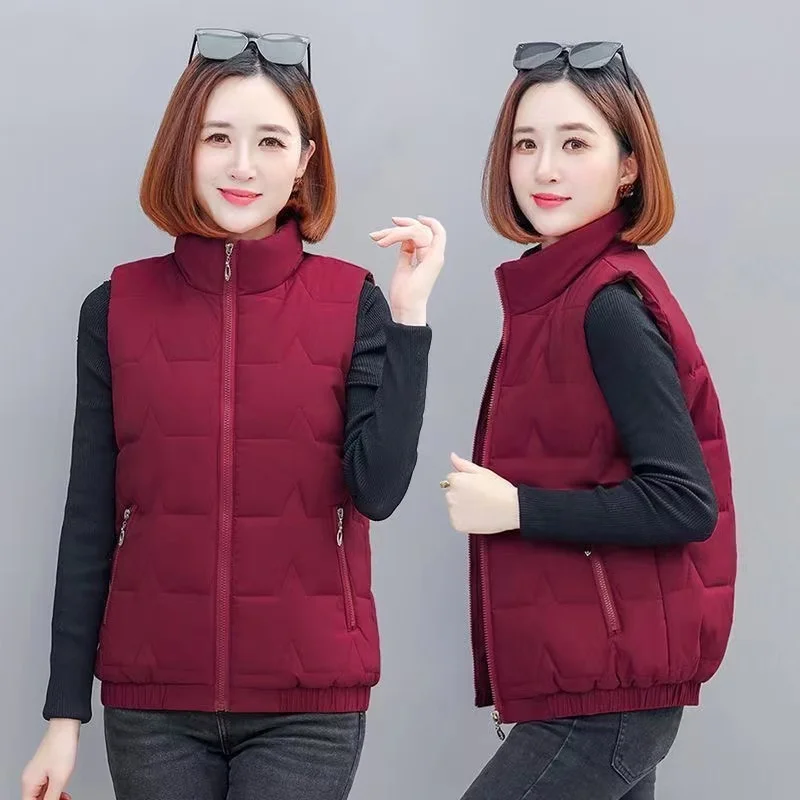

Women's Autumn Winter Velvet Vest Sleeveless Jacket New Solid Short Vest Women Outerwear Casual Female Waistcoat Chaleco Mujer