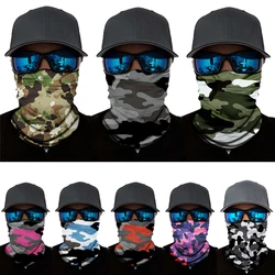 Outdoor Seamless Scarf Cycling Bandana Camouflage Neck Gaiter Tube Headband Fishing Hiking Balaclava Women Headwear Mask