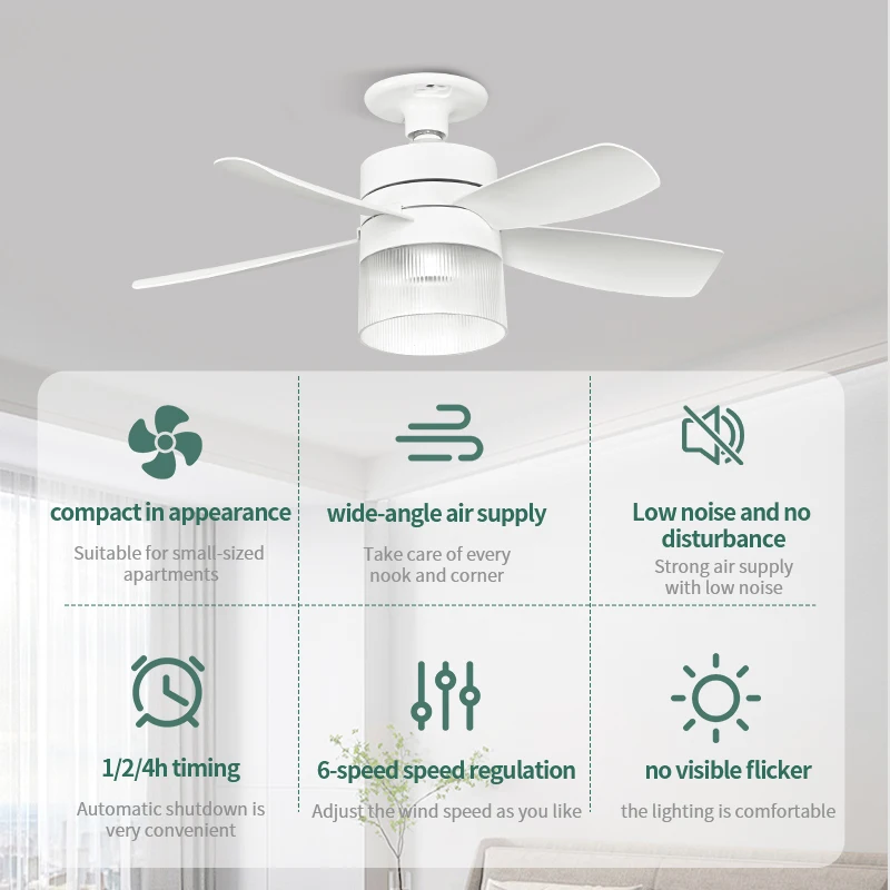 e27-detachable-bulb-fan-light-high-wind-power-home-use-quiet-bedroom-remote-control-restaurant-integrated-led-ceiling-fan