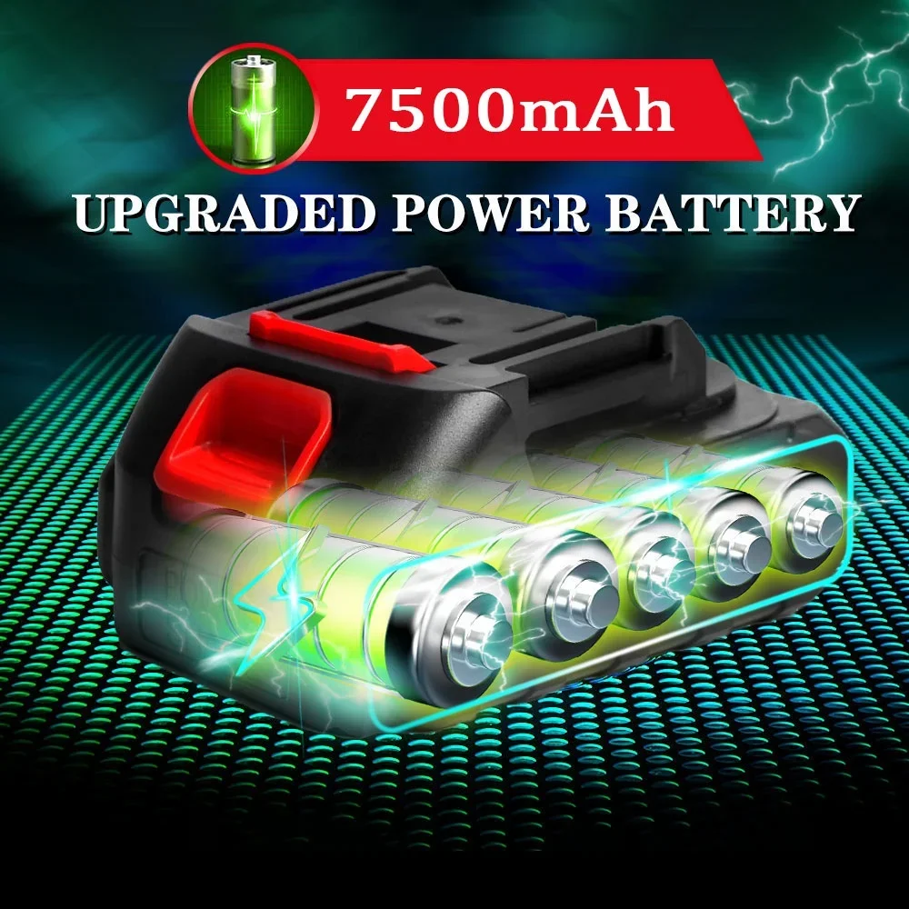 128VF 18V Large Capacity Rechargeable Lithium Ion Battery with LED Indicator for Makita Cordless Electric Power Tool Battery