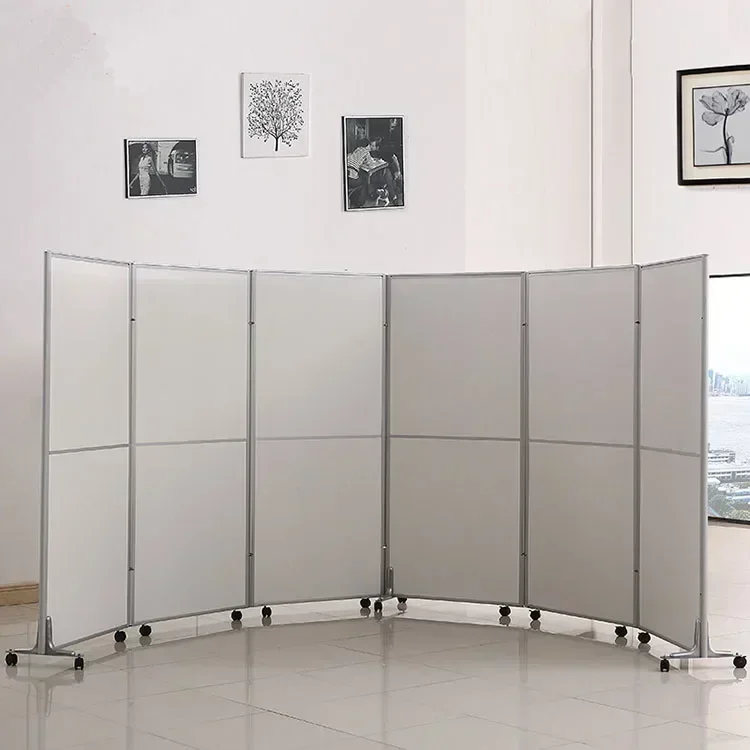 Durable Office Screen Partition Movable Office Partition Wall  Screen Partitions Portable Have Been Installed
