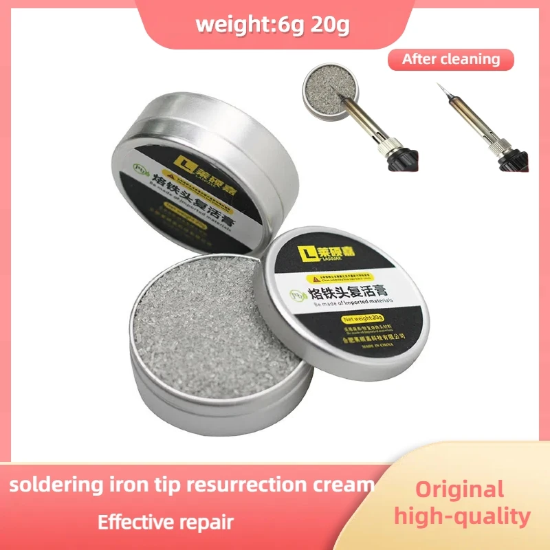 

6g/20g Soldering Iron Tip Refresher Non-stick Tin Solder Cream Cleaning Paste Oxide Solder Iron Tip Refresh Repair Tool