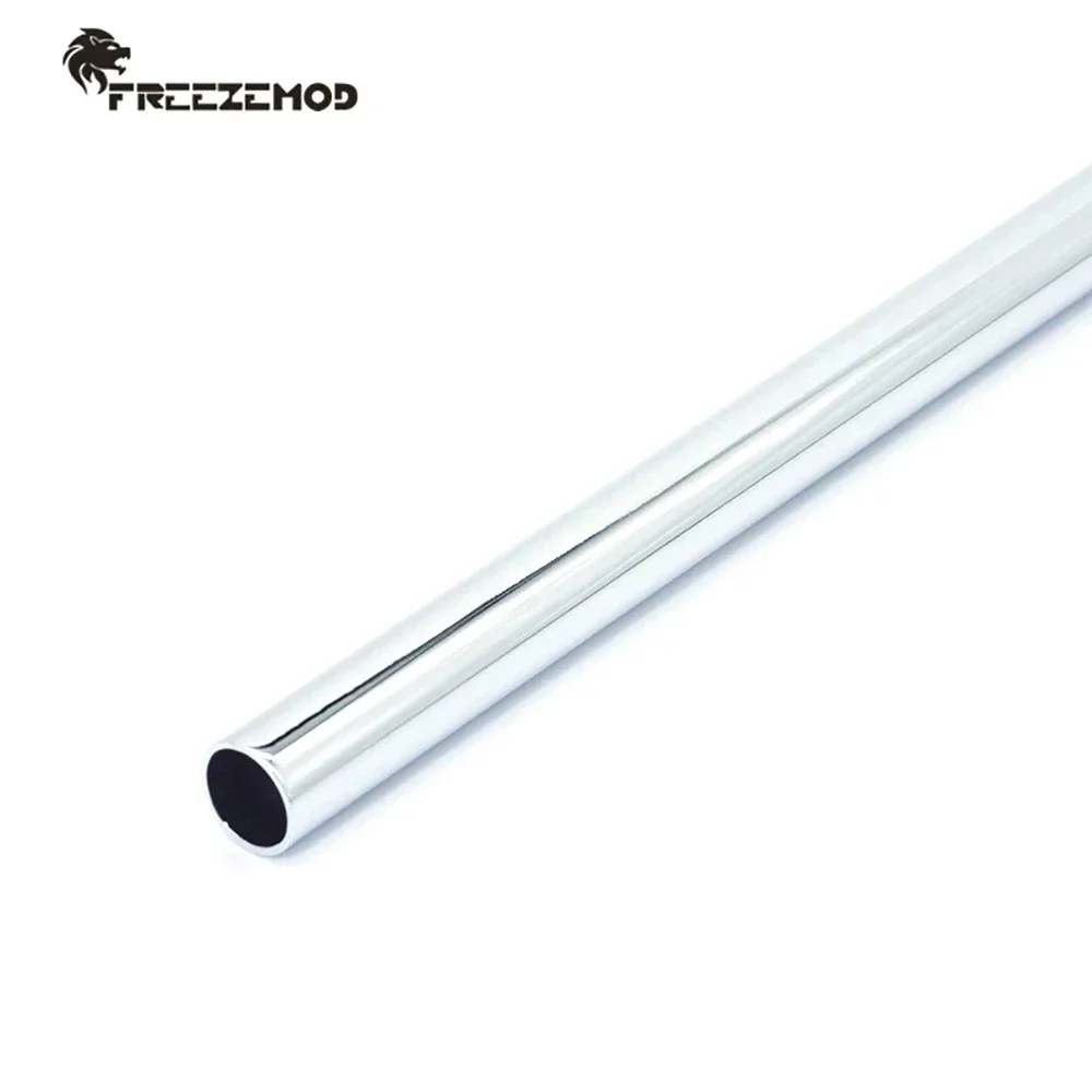 FREEZEMOD Metal Hard Tubing OD14mm Computer Water Cooled Rigid Tube surface chrome plated mirror effect 450mm Length