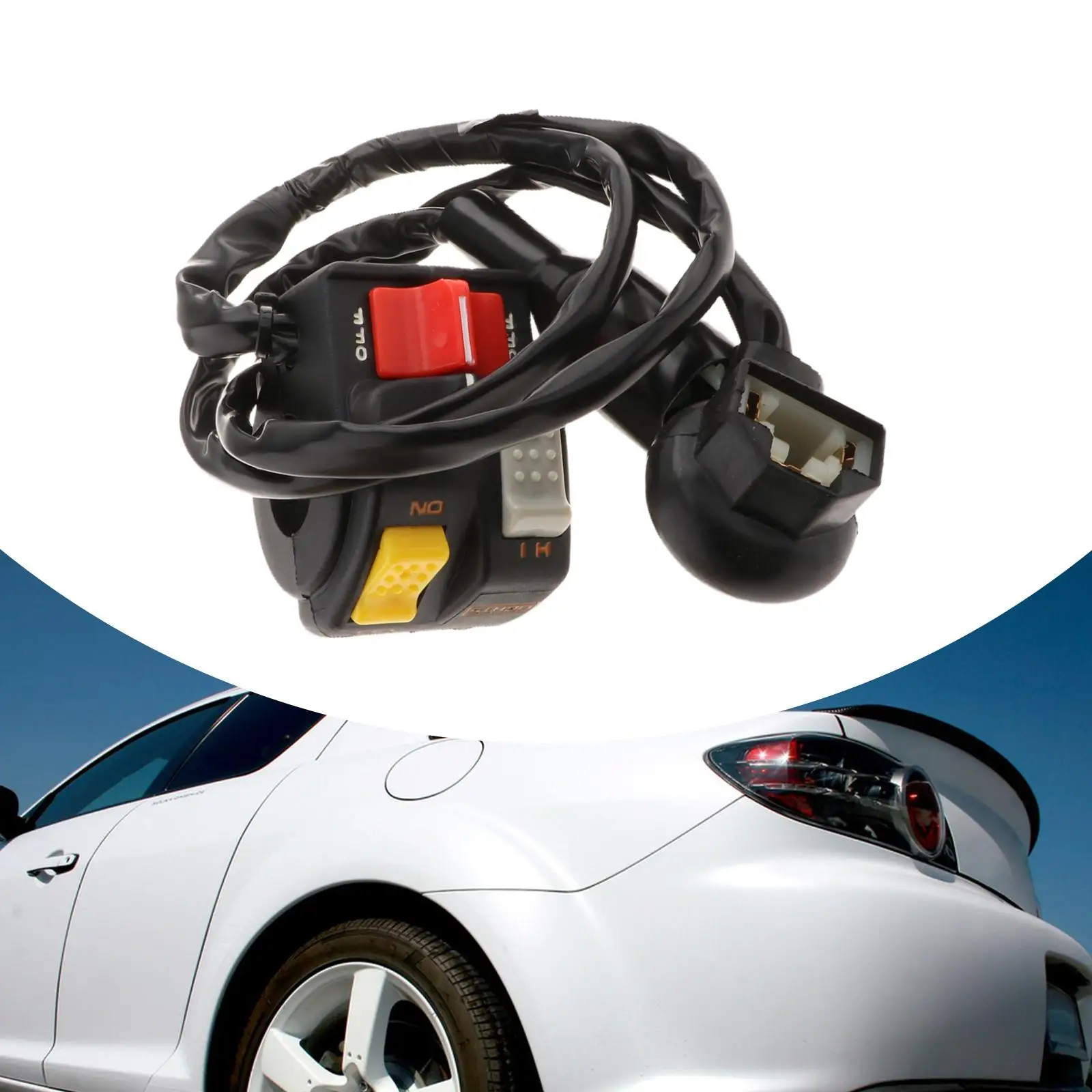 

Light Start Kill Switch Replacement Component Durable ABS for Honda TRX250R 1986-1989 Motorbike Switch