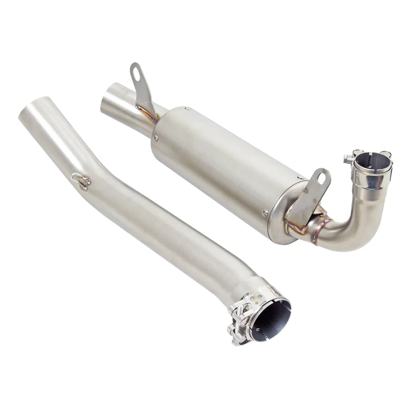 Motorcycle Espace Moto Exhaust System Mid Pipe Connect 50.8MM Muffler Slip On For Aprilia GPR250 R S GPR250R GPR250S 2021 - 2024