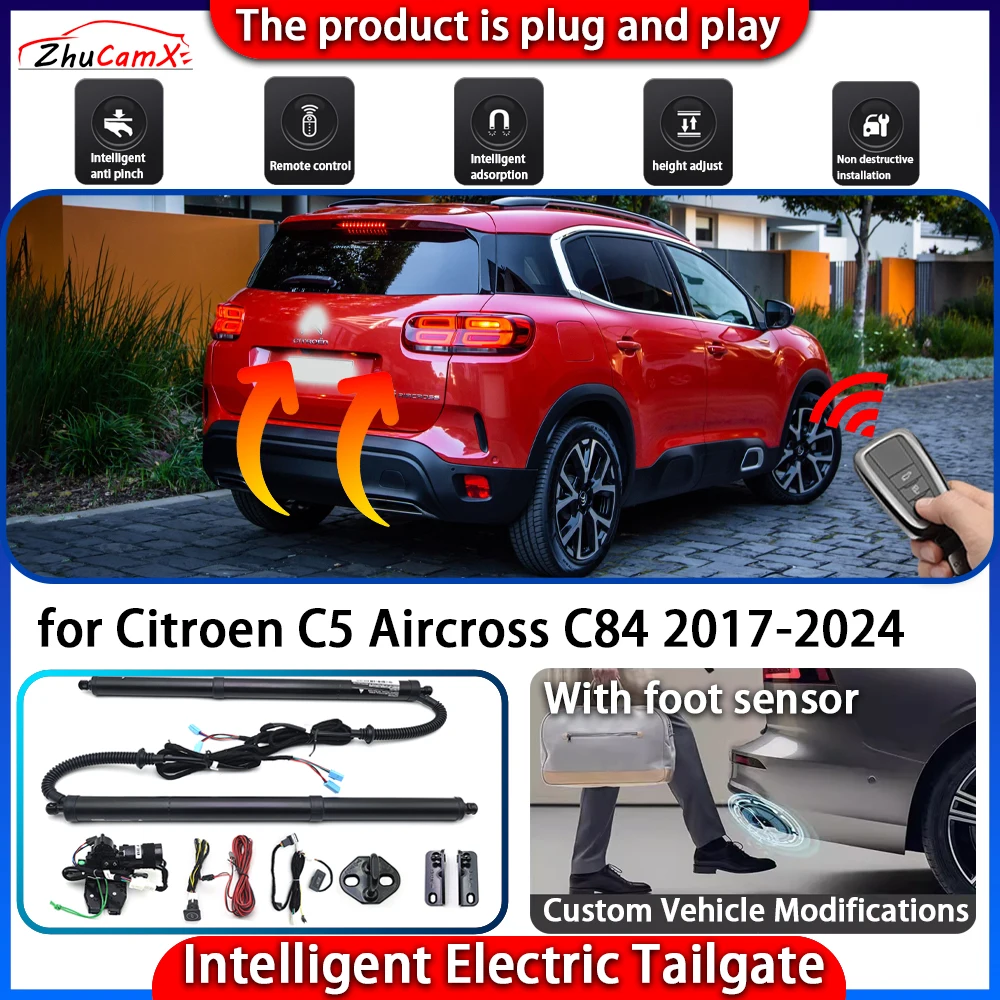 

Smart Powered Tailgate System for Citroen C5 Aircross C84 2017-2024 Automatic Intelligent Electric Trunk Lift Control Kit