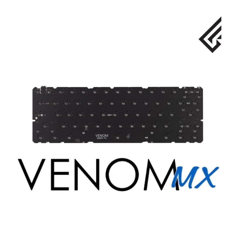 Geonworks Venom 60MX Mechanical Keyboard Plate 8K Main Control Chip Gaming Keyboard PCB Circuit Board Support Oring Structure
