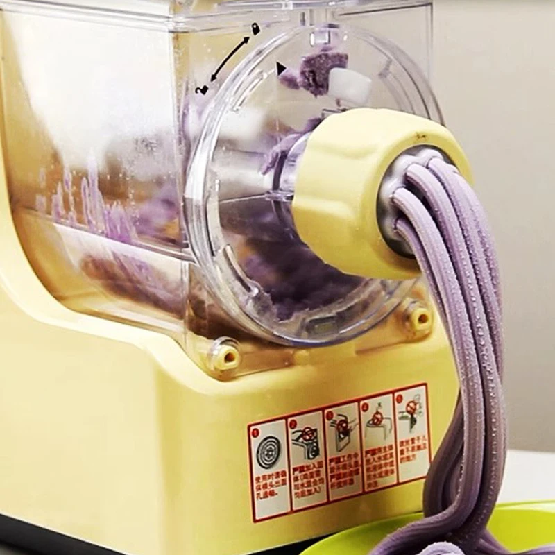 Pasta Making Machine Automatische Noodle Maker Huishoudelijke Kleine Multifunctionele Noddle Elektrische Noedels Rolling Deeg Cutter