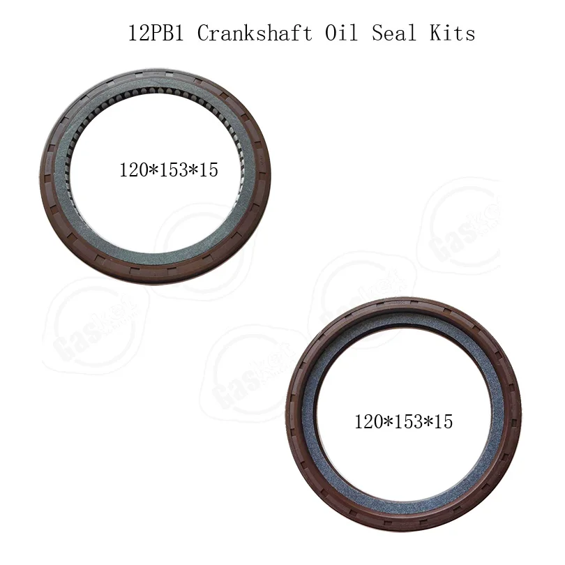 10PD1 10PA1 10PB1 10PC1 8PD1 8PC1 12PB1 12PC1 12PD1 Crankshaft Front & Rear Oil Seal Kits For Isuzu Engine Parts BH3180G AH7313H