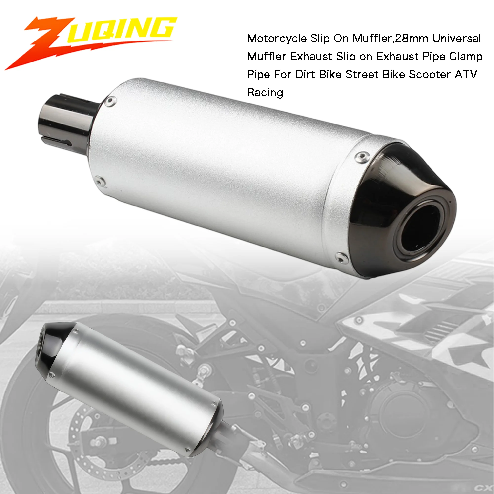 

28mm Universal Motorcycle Motocross Muffler Exhaust Pipe Clamp 110 125cc 150cc Dirt Pit Bike ATV Scooter Kayo BSE Moto Parts