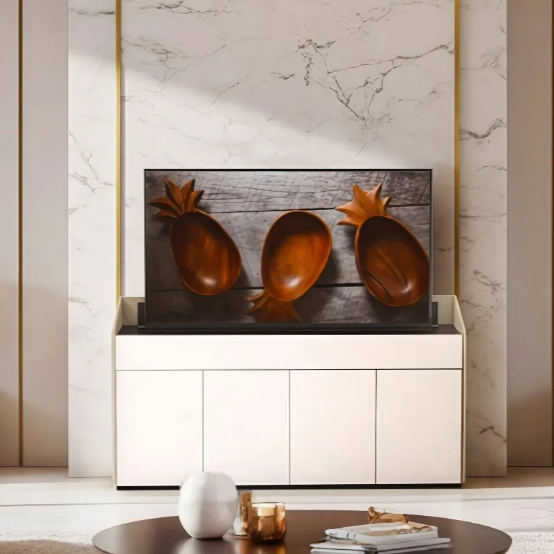 

Shunhe Lifting TV Cabinet Integrated Intelligent Remote Control Hidden Modern Simple Living Room Floor Cabinet Floor Locker