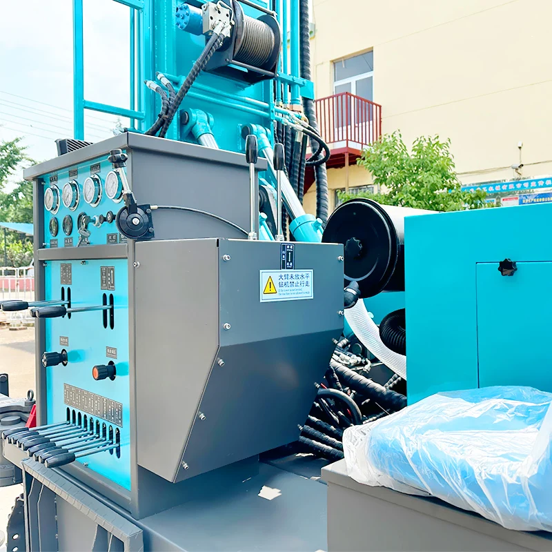 Customized 160/200m Hydraulic Deep Water Well Rig Diesel Crawler Efficient Light Portable Well Drilling Machine Boring Hot Sale