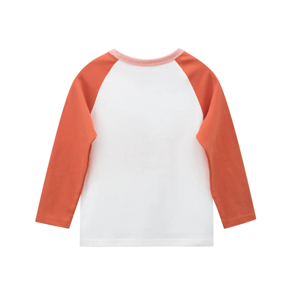 1-9T Toddler Kid Baby Girls Tshirt Cotton Long Sleeve T‑Shirt Picnic Girl Cartoon Kids Casual T‑shirt for Girls Daily Tops