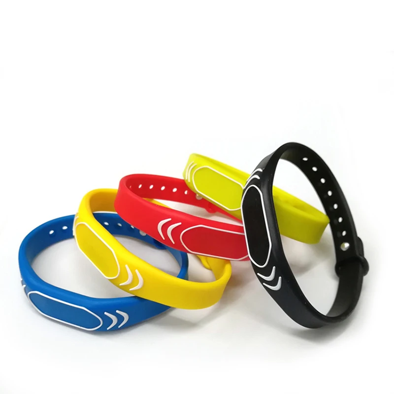 1PC 125khz EM4100 Read Only RFID Adjustable Smart Wristband, Access Control Card Wrist band Bracelet Tag,Can customized LOGO