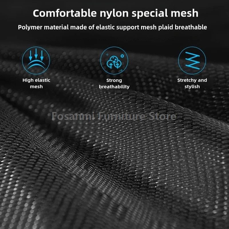 Breathable and Comfortable Mesh Office Chair Black Home Ergonomic Gaming Desk Chairs Adjustable Height Swivel Computer Chair