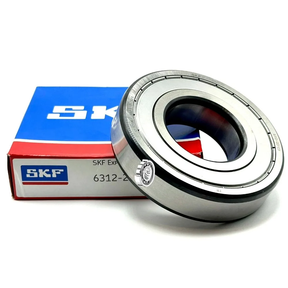 SKF 6312 ZZ C3 DEEP GROOVE BALL BEARING, METAL SHIELDED 60x130x31 mm